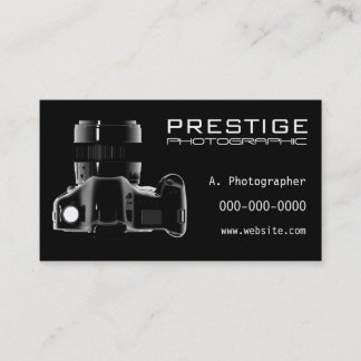 Photography trade business card