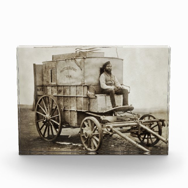 Photography Wagon of Roger Fenton Photo Realism Acrylic Award (Front)
