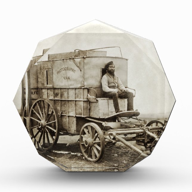 Photography Wagon of Roger Fenton Photo Realism Acrylic Award (Front)