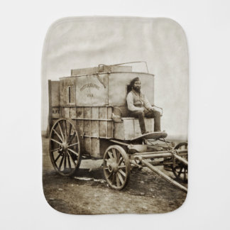 Photography Wagon of Roger Fenton Photo Realism Baby Burp Cloth