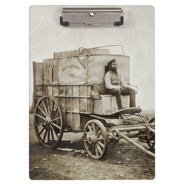 Photography Wagon of Roger Fenton Photo Realism Clipboard (Front)