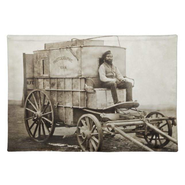 Photography Wagon of Roger Fenton Photo Realism Cloth Placemat (Front)
