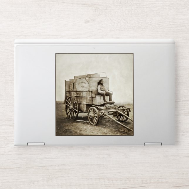 Photography Wagon of Roger Fenton Photo Realism HP Laptop Skin (Front)
