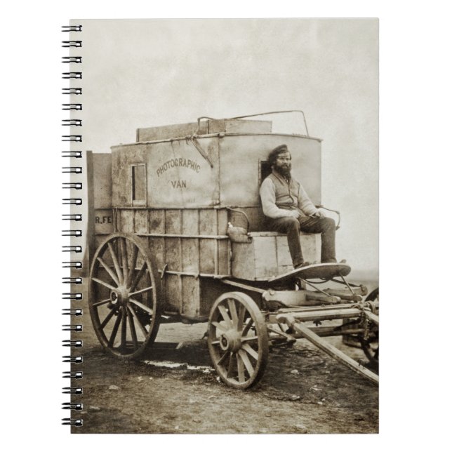 Photography Wagon of Roger Fenton Photo Realism Notebook (Front)