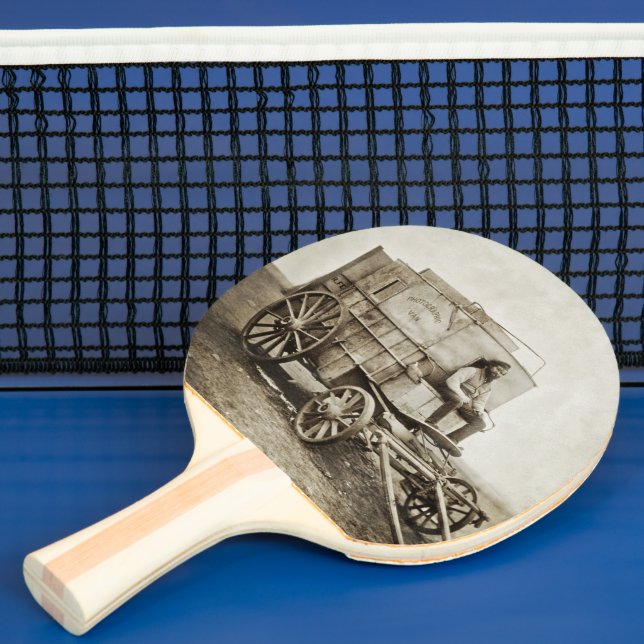 Photography Wagon of Roger Fenton Photo Realism Ping Pong Paddle (Insitu)