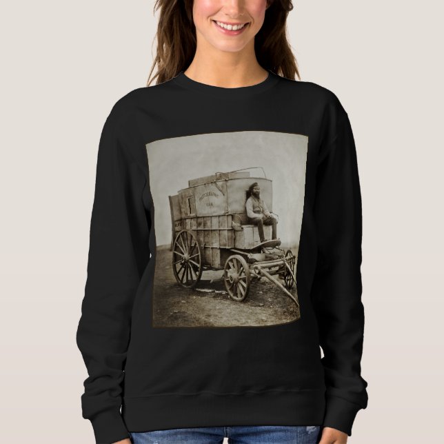 Photography Wagon of Roger Fenton Photo Realism Sweatshirt (Front)