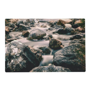 Photography WATERFALL STONES + your ideas Placemat