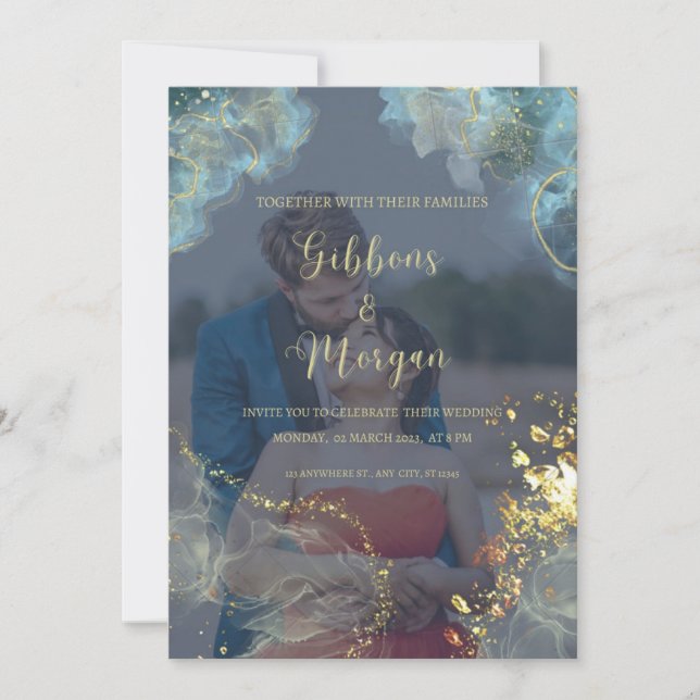 Photography Wedding Invitation Card (Front)