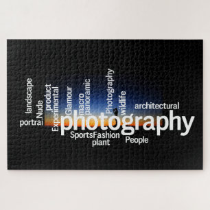 Photography Word Cloud Jigsaw Puzzle