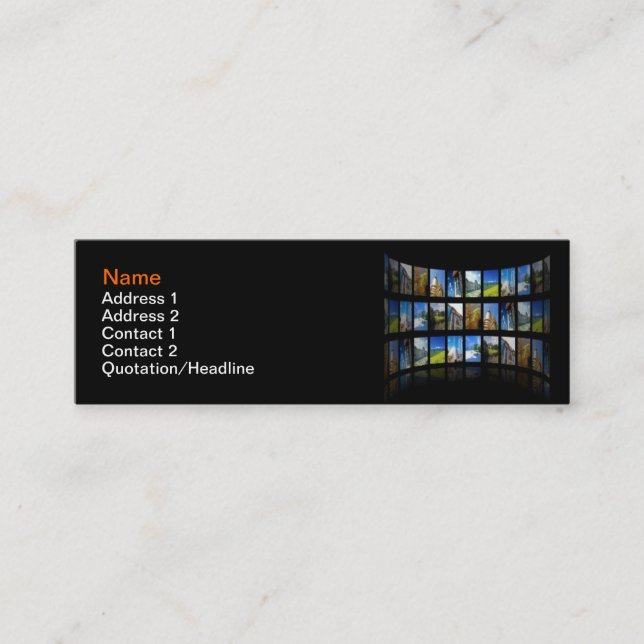 Photojournalist Business Card (Front)