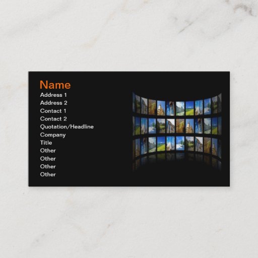 Customizable Photojournalist Business Card