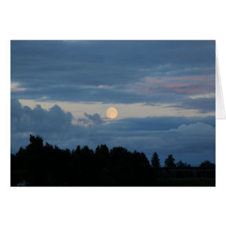 Photomap Moon in Rovaniemi Cards