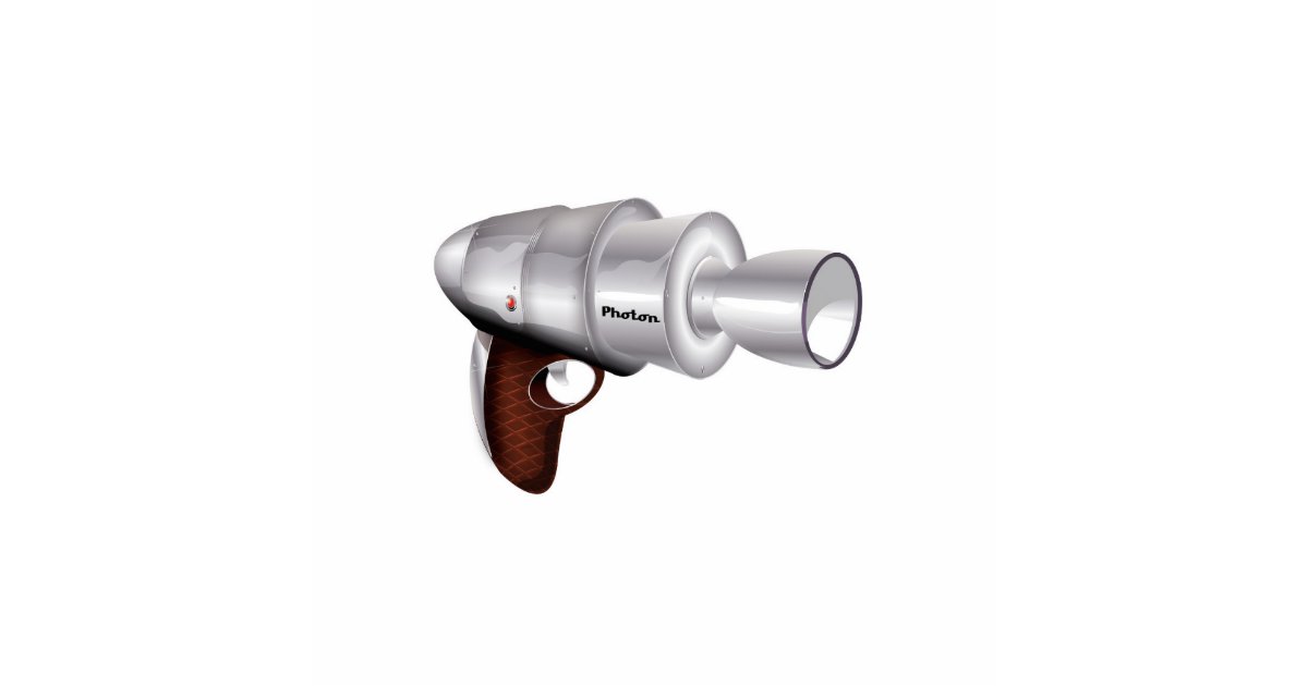 Photon Vintage Ray Gun Cutout Zazzle Com