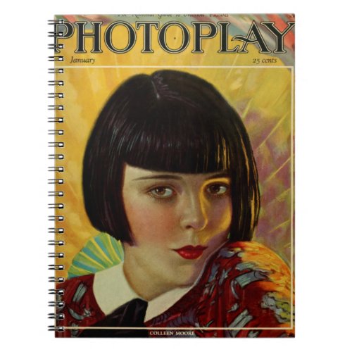 Photoplay cover of Colleen Moore Notebook