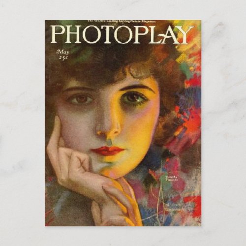 photoplay magazine cover pre 1923 postcard