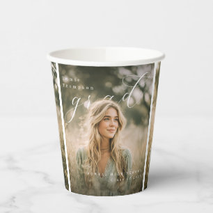 PhotoPo Graduation Party Photo Collage Paper Cups