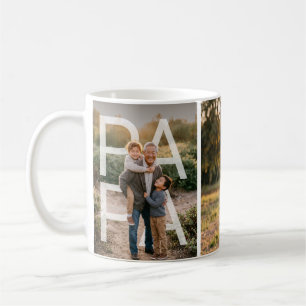 PhotoPop Papa 2 Photo Family Coffee Mug