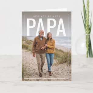 PhotoPop Papa Card