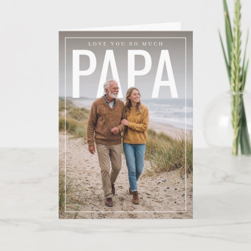 PhotoPop Papa  Card