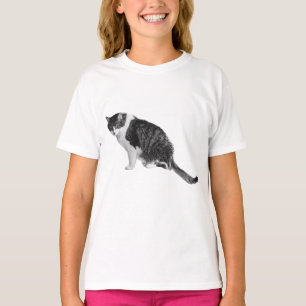 Photoreal Cat Pose Shirt Lifts Subtle Daily Looks