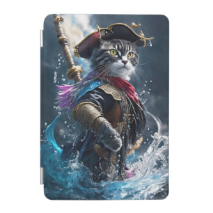 Photorealistic Masterpiece: Cat Pirate iPad Mini Cover
