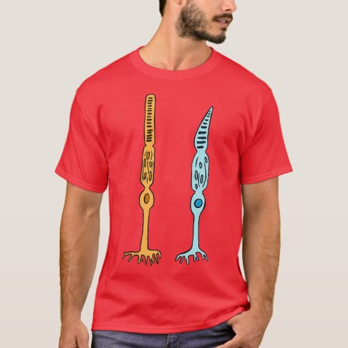 Photoreceptors Rods And Cones Eyes  T_Shirt