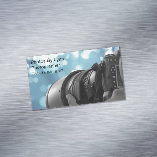 Photos By Lynn Magnetic Business Card