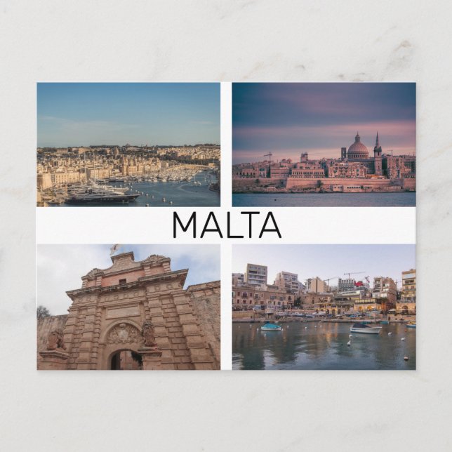 Photos from Malta Postcard (Front)