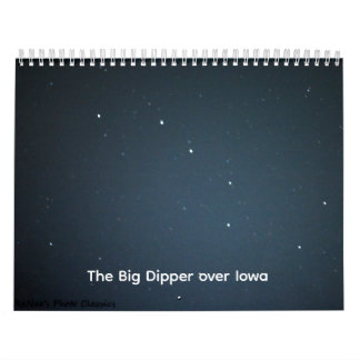 Photos of the Sky /Two Page MediumCalendar, White Calendar