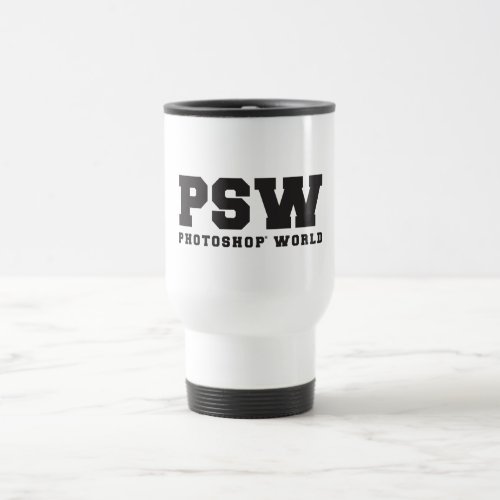 Photoshop World PSW Travel Cup