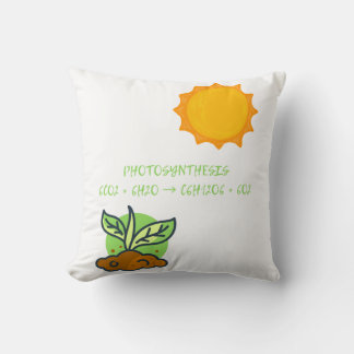 Photosynthesis Throw Pillow