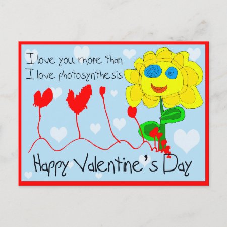 Photosynthesis Valentine's Day Post Card