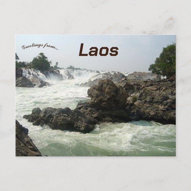 Phou Asa Laos Postcard (Front)