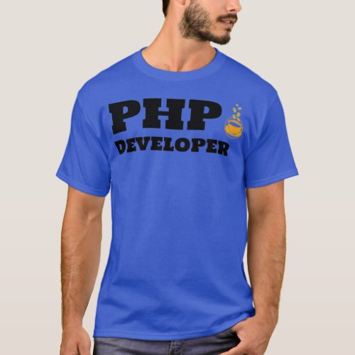 PHP Developer and Coffee T_Shirt