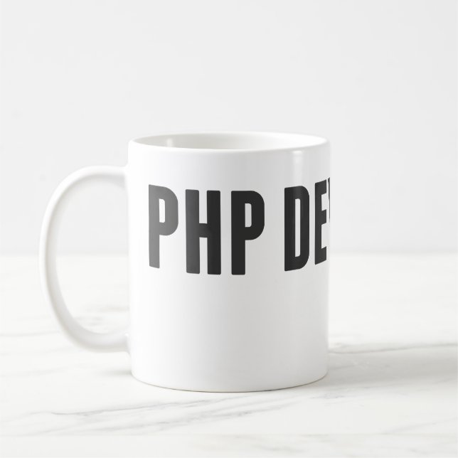 PHP Developer Coffee Mug (Left)