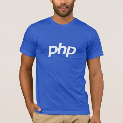 PHP T_Shirt Blue