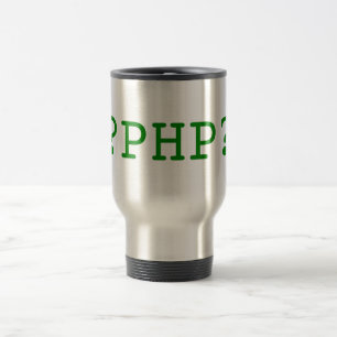 PHP Tags Travel Mug