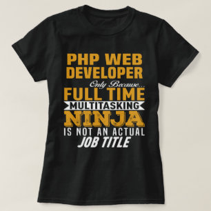 PHP Web Developer T-Shirt