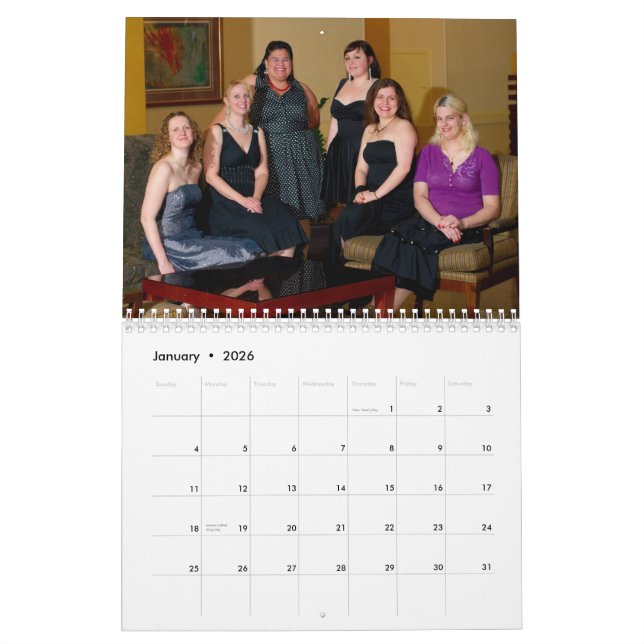PHP Women 2010 (normal) Calendar (Jan 2026)