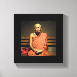 Phra Dhammayanmuni ... Buddhist Monk Canvas Print