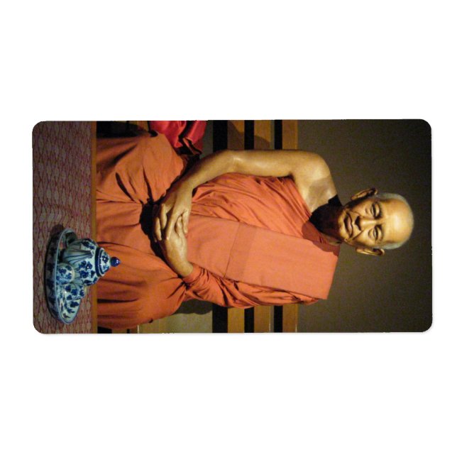 Phra Dhammayanmuni ... Buddhist Monk Label (Front)