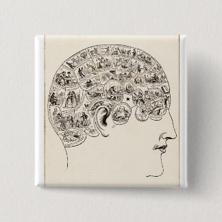 Phrenology Button
