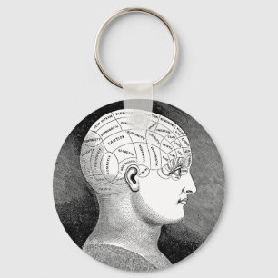Phrenology Keychain