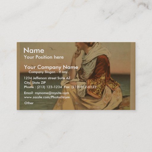Customizable Phroso, 'Charles Frohman' Retro Theater Business Card Template