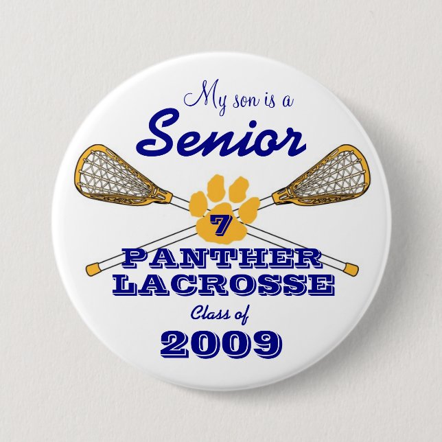 PHS Senior Button with Number (Front)