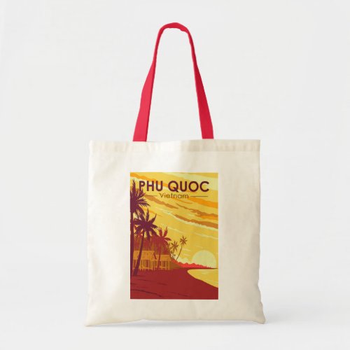 Phu Quoc Island Vietnam Travel Art Vintage Tote Bag