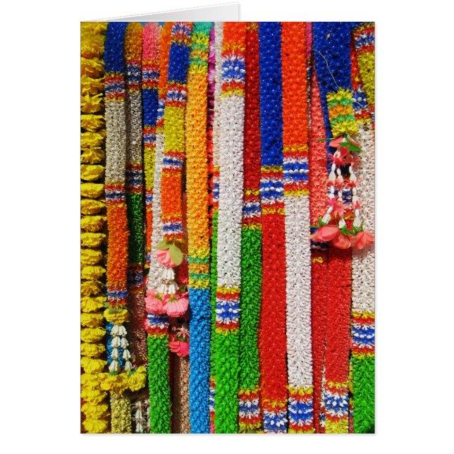 Phuang Maalai - Thai Floral Garland Card (Front)
