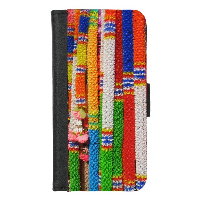 Phuang Maalai - Thai Floral Garland iPhone Wallet Case (Front)