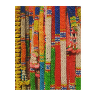 Phuang Maalai - Thai Floral Garland Wood Wall Art