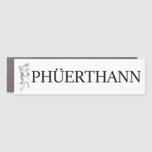 Phuerthann car magnet